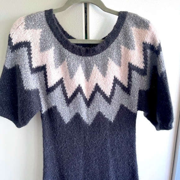 Round-neck Sweater Dress - Picture 3 of 4